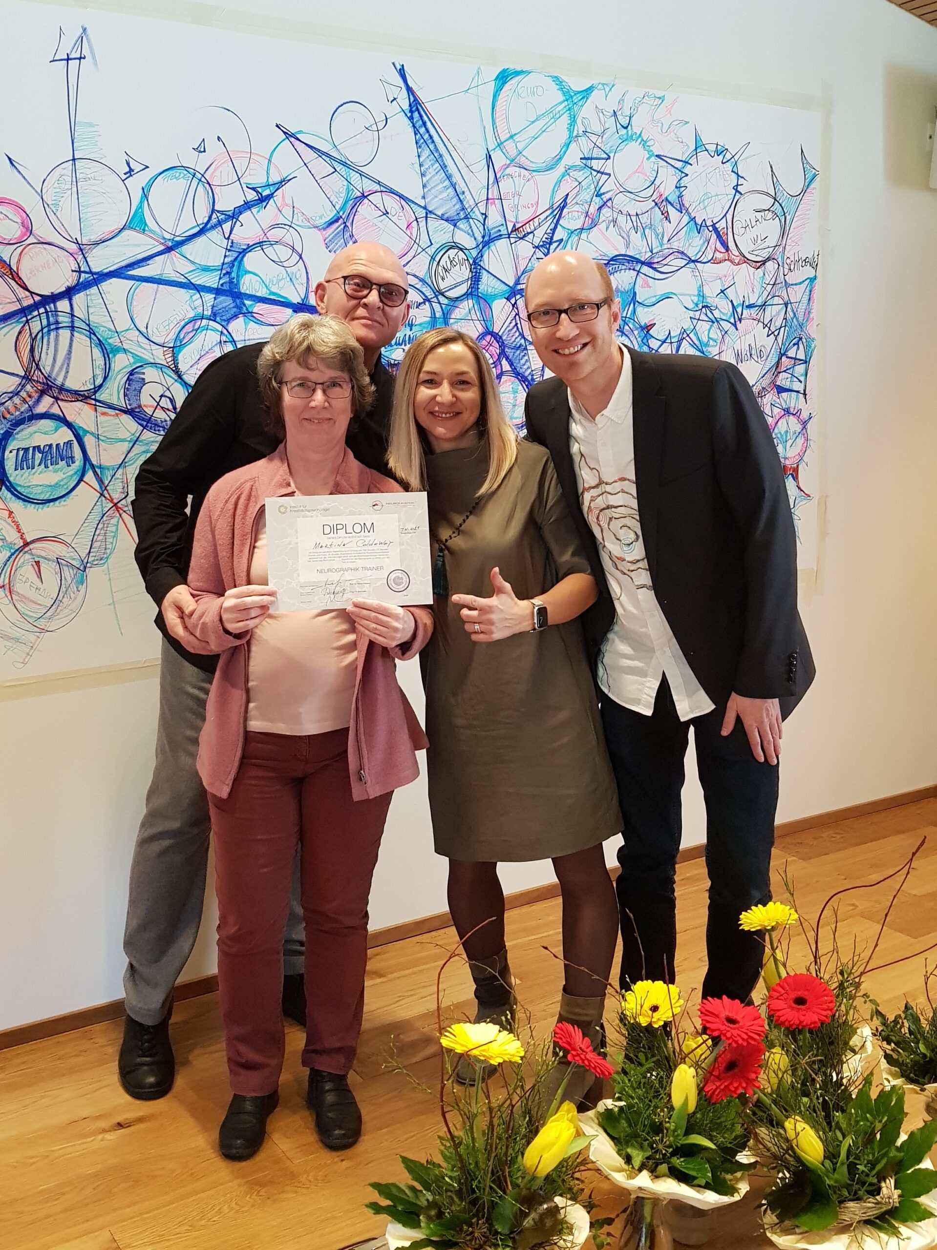 Martina, Neurographik Diplom , Pavel Psiskarev, Olga und Jörg