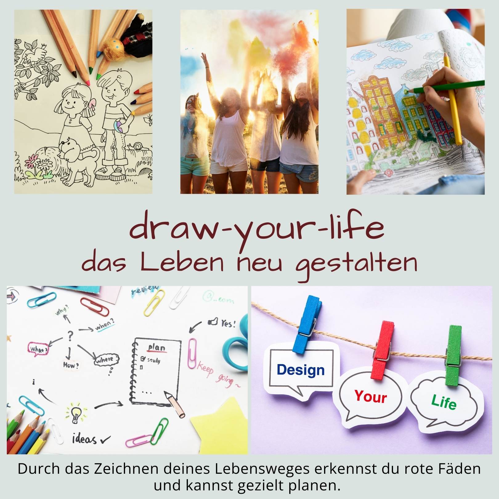draw your life, den eigenen Lebensweg zeichnen