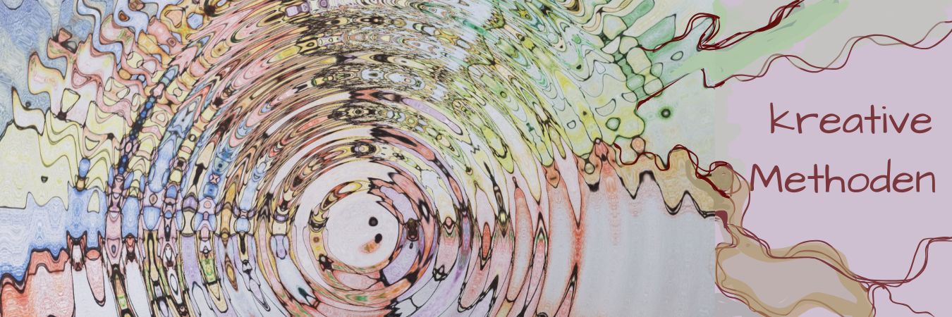 kreativen Methoden, Collage mit Bild und Text